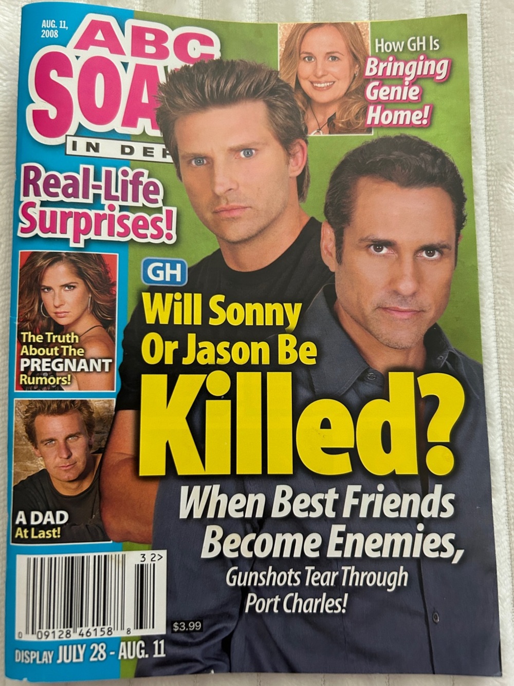 07/28/2008 - 8/11/2008 Vintage ABC Soaps In Depth Magazine - Volume 12 Issue 32
